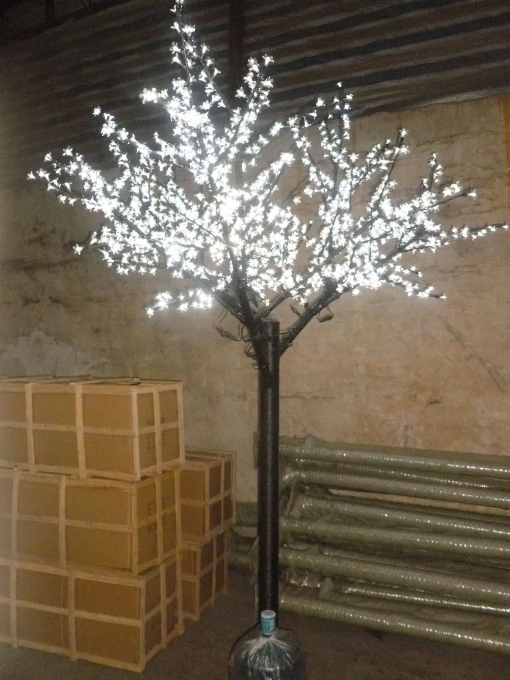 

2M 6.6ft LED Cherry Blossom Tree Outdoor Indoor Christmas Wedding Garden Holiday Light Decor 1000LEDs waterproof 7 Colors option