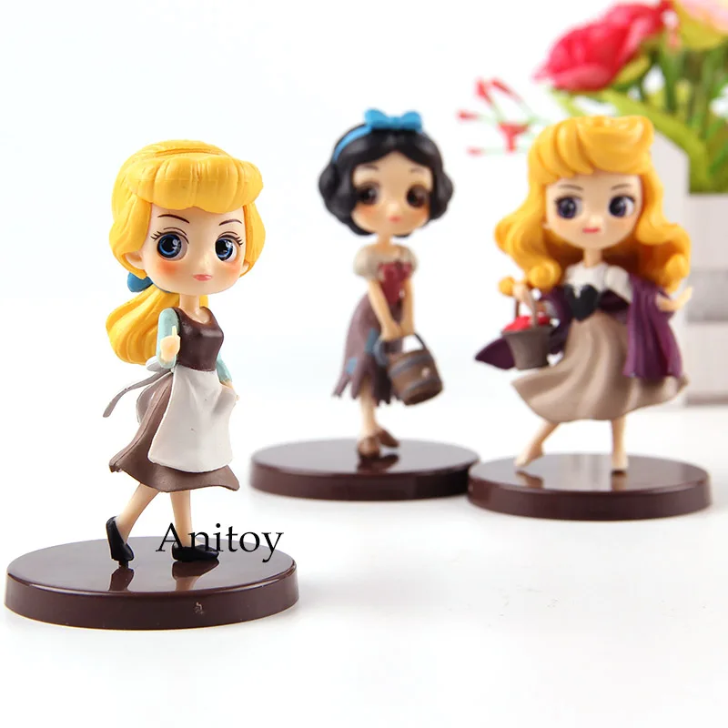 

QPosket Characters Q Posket Petit Cinderella Briar Rose Aurora Snow White Figure Action PVC Princess Figures Toys Dolls 3pcs/set