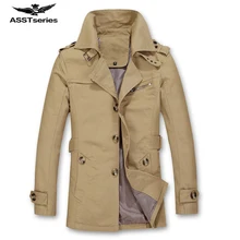 Новое поступление, мужской Тренч, крутой дизайн, повседневная верхняя одежда, весна-осень, мужские тренчи и пальто, модная одежда 85z