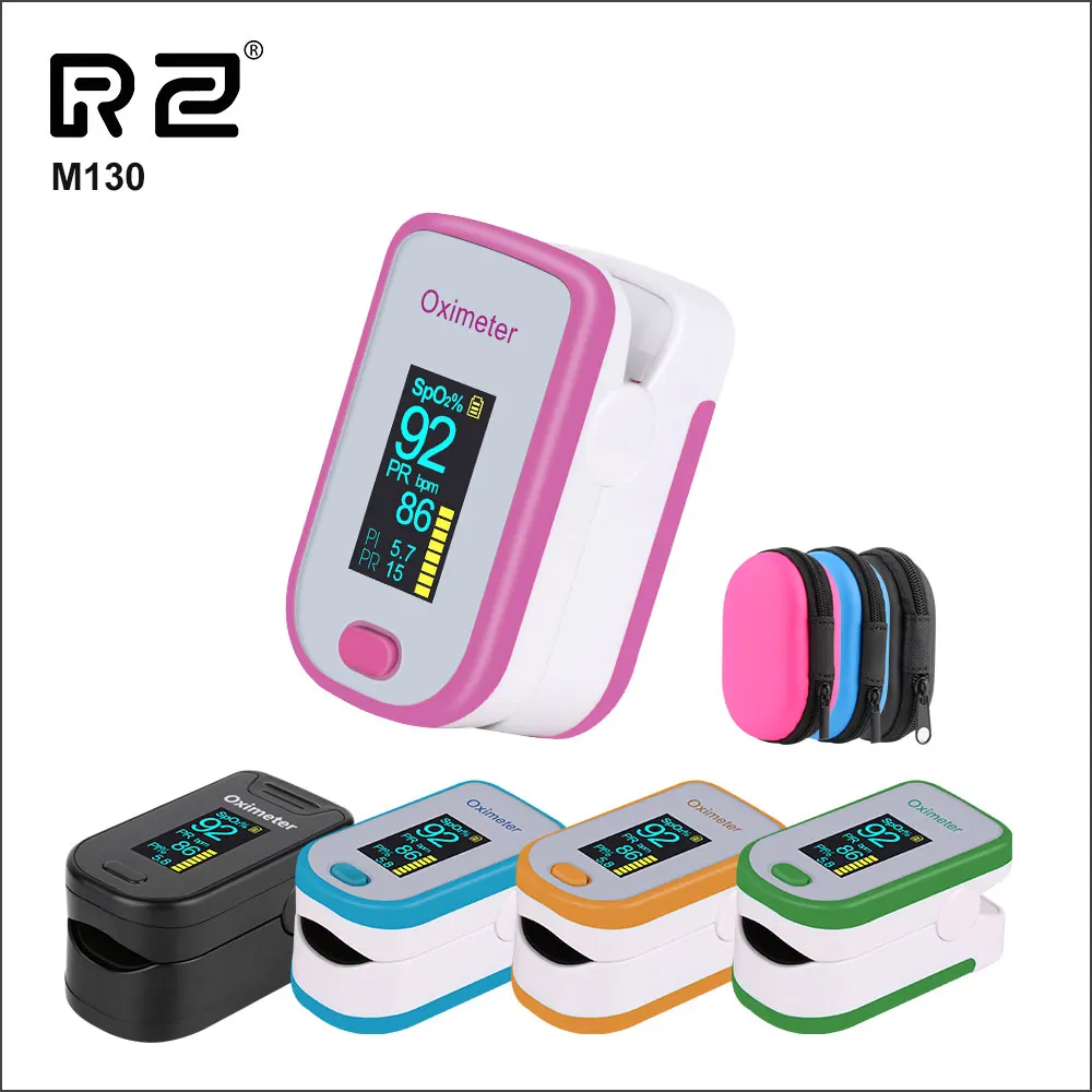 

RZ Portable Finger Pulse Oximeter Digital pulsioximetro Household Health Monitor Heart Rate SPO2 PR Saturimetro Pulse Oximeter