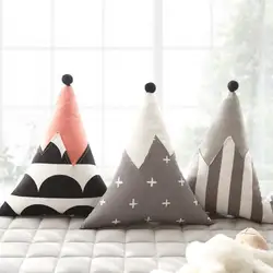 Детские подушки хлопок треугольник мультфильм для сна, подушку фотографии реквизит Kid игрушка-подушка украшения детской комнаты