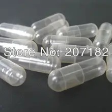 1000 шт./упак.) Размер 00# прозрачные капсулы из гипромеллозы вегетарианские капсулы, Растительные пустые капсулы- сверху и снизу разделены