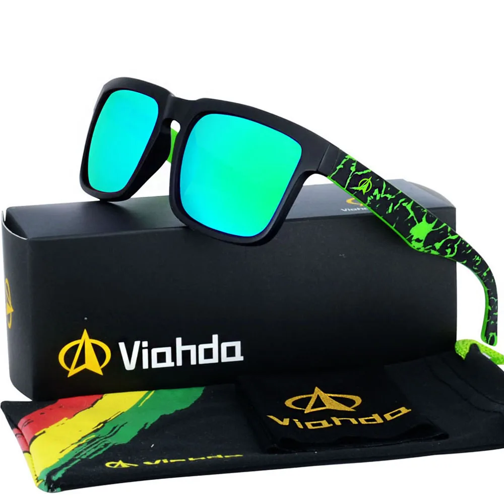 

VIAHDA 2019 new and coole Polarized Ssunglasses Classic Men Shades Brand Designer Sun glasses Eyewear Male Sun Glasses UV400