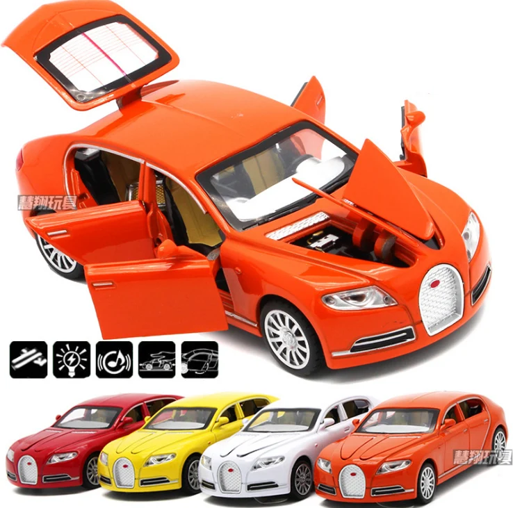 1:32 Bugatti Galibier Veyron Автомобильные модели из сплава литые под давлением Brinquedos