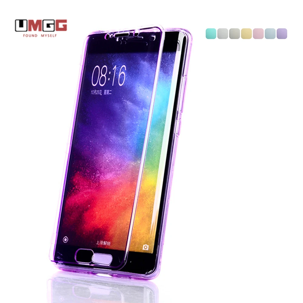 

UMGG for Xiaomi Mi Note 2 Case Cover Flip Transparent Full View Window Back Cover for Xiaomi Mi Note2 Case Protective Shield