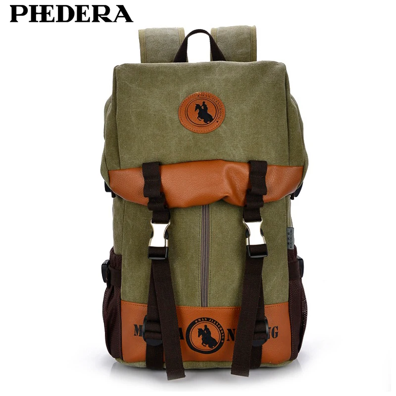 

2016 New Arrival Fashion Casual Canvas Men Backpack Bag Large Men's Travel Sport Backpacks ZB-57