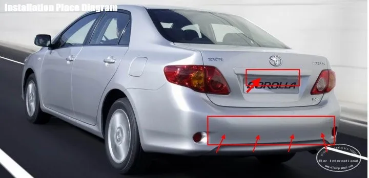 Toyota-Corolla-Rumion-BIBI Alarm Parking System