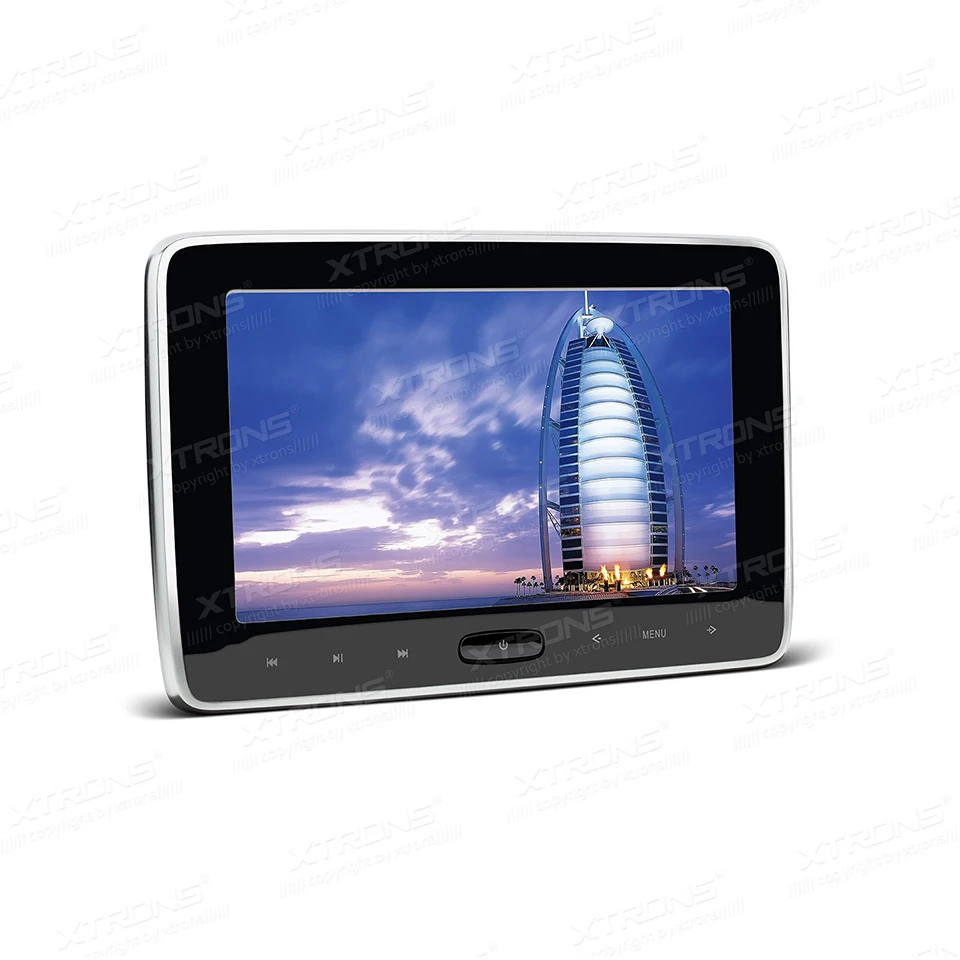 

10.1" HDMI Pillow Monitor Car Headrest DVD Player 1024*600 Screen Auto Game Portable PC Audio Touch Panel USB SD IR FM CD Media