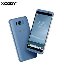 Free Shipping XGODY D19 3G Unlock 5.5 Inch Smartphone Android 5.1 MTK MT6580 Quad Core 1G+8G IPS Smart Mobile Phone Cellphone
