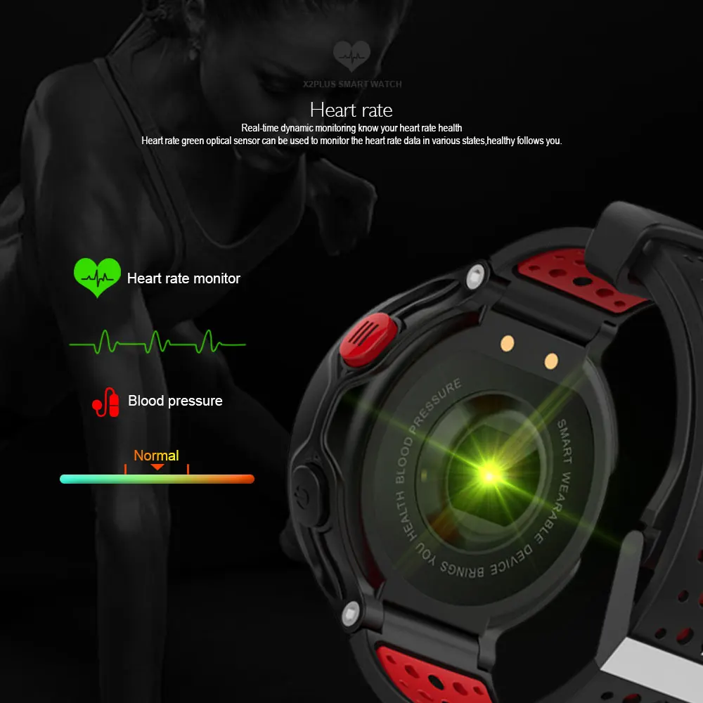 VERYFiTEK X2 плюс Смарт Браслет крови Давление монитор сердечного ритма шагомер