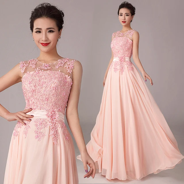 pink party frock designs for ladies