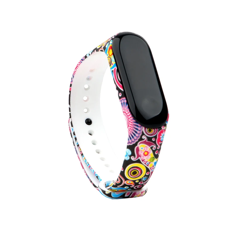 (Mi3HS) 010 ремешок для Xiaomi Mi Band 3 силиконовый на запястье xiaomi mi band аксессуары браслета