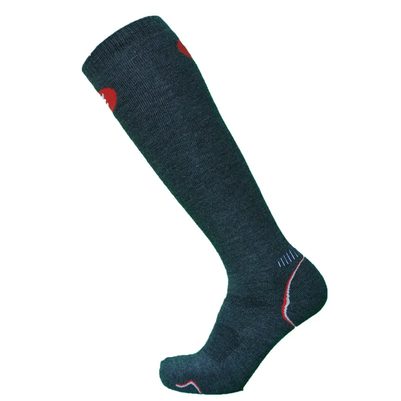 1 пара темно-серого цвета тяжелые носки для сноубординга мужские носки очень толстые носки из мериносовой шерсти