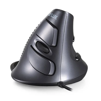 

Delux M618 Wired Vertical Mouse Ergonomic 600/1000/1600DPI Optical 5 Buttons Healthy Mice Computer Game Mouse for PC Laptop
