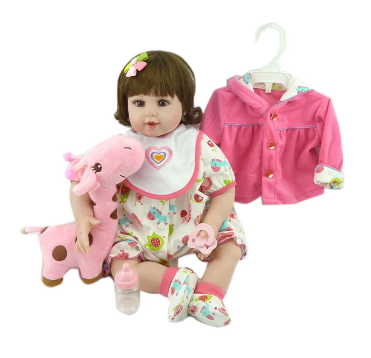 2" Кукла-младенец, кукла" Жираф ", силиконовая, виниловая, очаровательная, Реалистичная, для малышей, для девочек, для детей, куклы-реборн