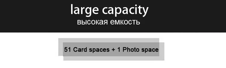 52 слотов из натуральной кожаная мужская визитница женская визитницы для карт кредитная карта чехол/мешок роскошный подарок кошелек высокое качество мода бумажник