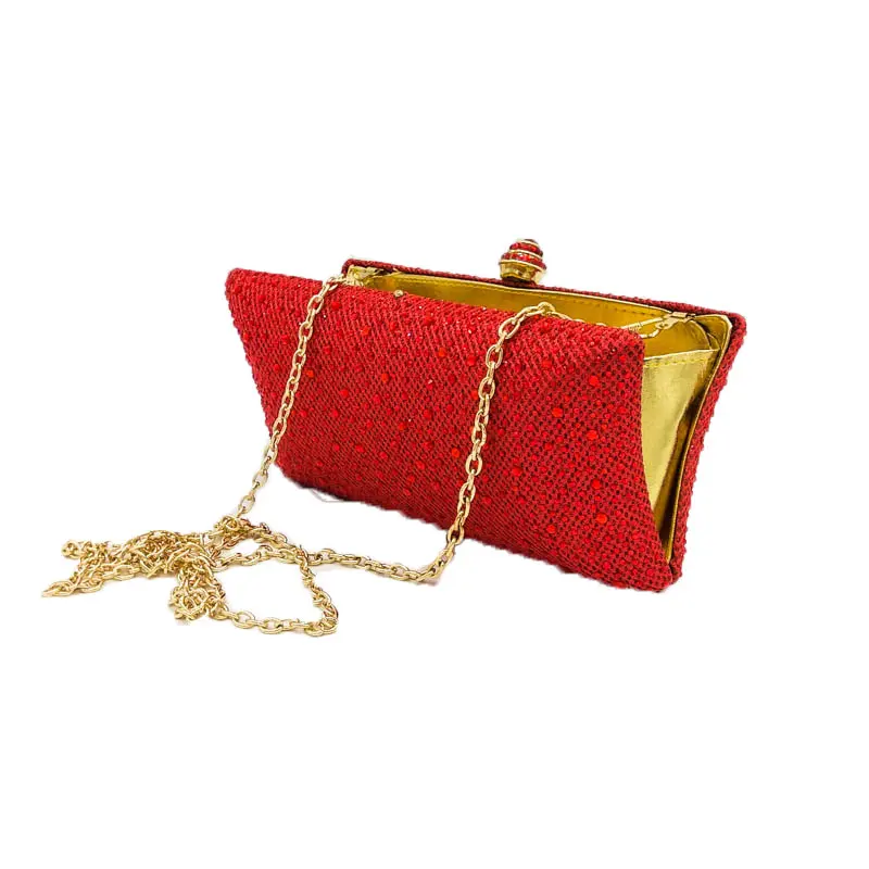Бутик De FGG Рубиновый Красный бриллиант женские вечерние клатчи блестящие свадебные клатчи и сумки женские вечерние сумки с кристаллами