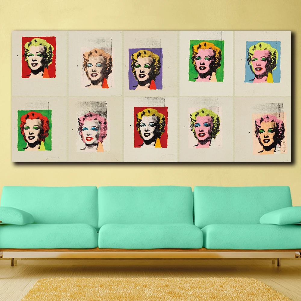 Ten works Andy Warhol  Marilyn 2