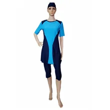 Женская одежда для плавания Lslam хиджаб-купальник женский купальник для плавания мусульманский для плавания одежда Буркини комплекты бикини ислам