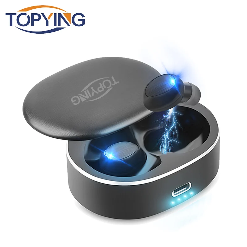 

B20 TWS 5.0 Wireless Earphones In-Ear 3D True Stereo Earbuds for iPhone 7 6 s Plus for Samsung with mic handsfree calls
