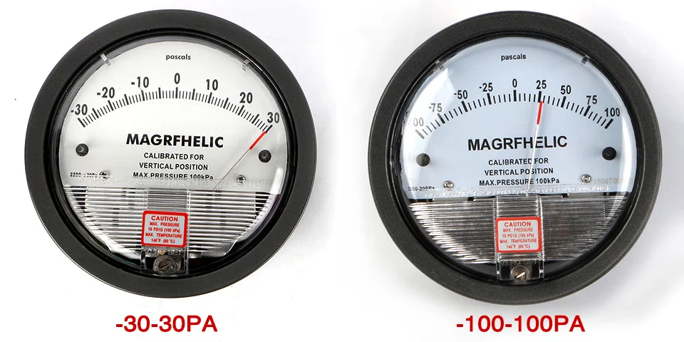 TE2000 Micro Differential Pressure Gauge High Precision Air Differentialvacuum Manometer Micro Measuring Range 0-60PA~0-30KPA