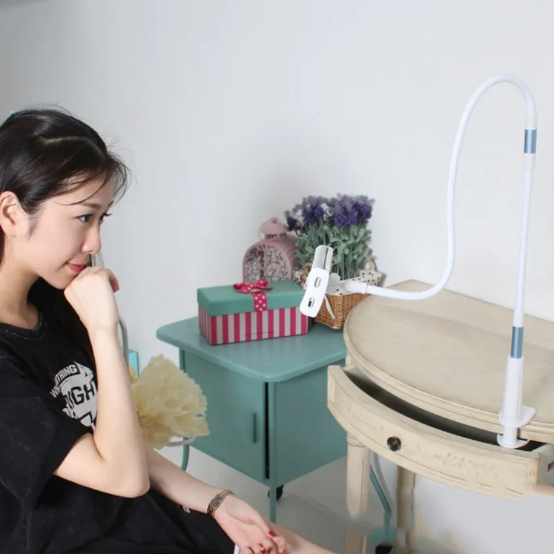 

360 Degrees Flexible Arm Table Pad Holder Stand Removable Long Lazy People Bed Desktop Tablet Mount