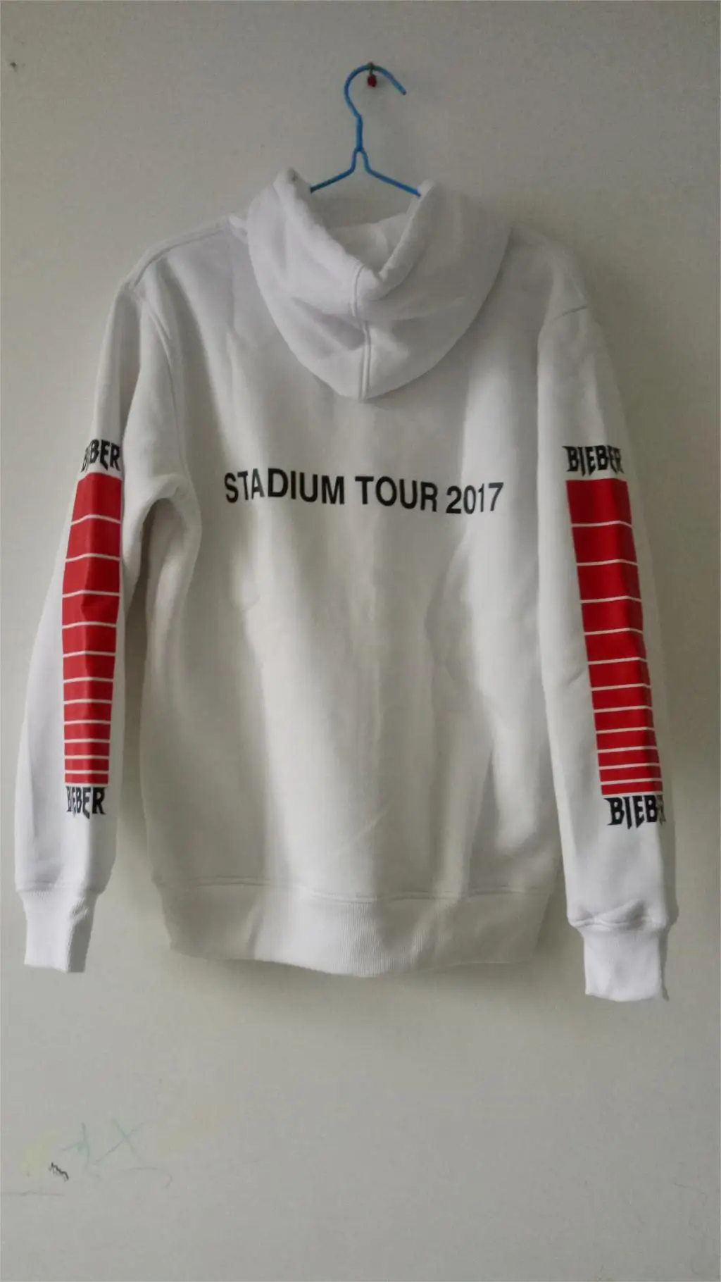 Justin Bieber Purpose Tour Hoodies Hip Hop Men Women Clothes Stadium Hoody Sweatshirts Stripes Hooded Fleece Jumper Pullovers