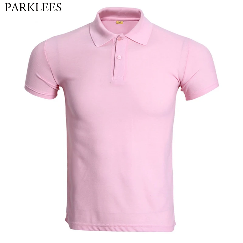 polo rosado para hombre