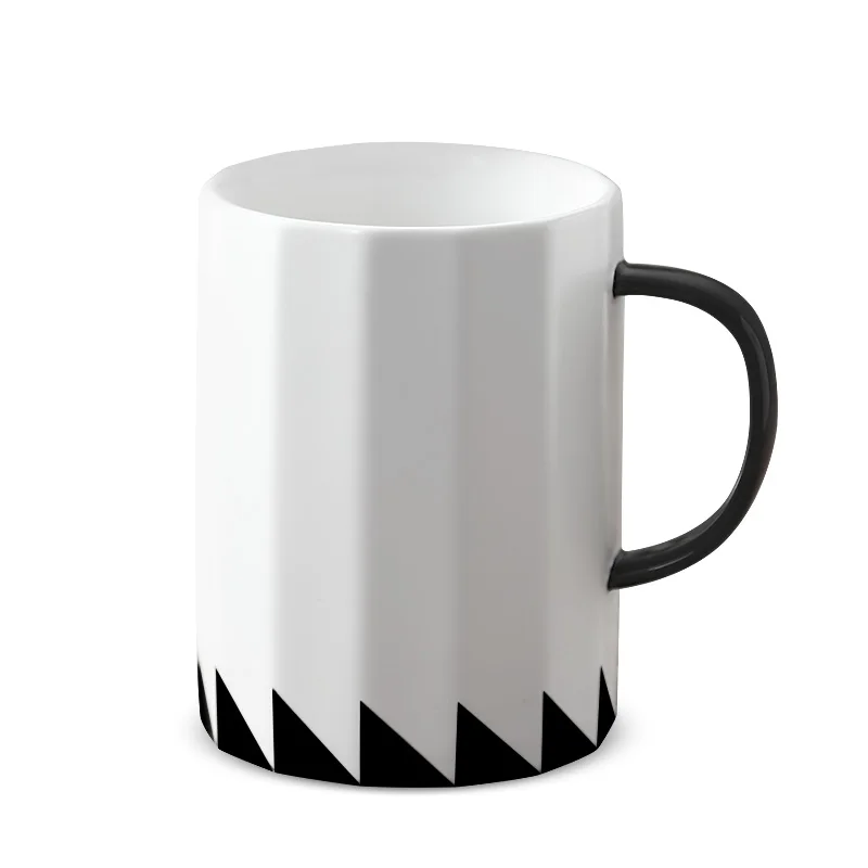 16OZ Large Ceramic Mug, Minimalist Style White Color Tea Cup (3)