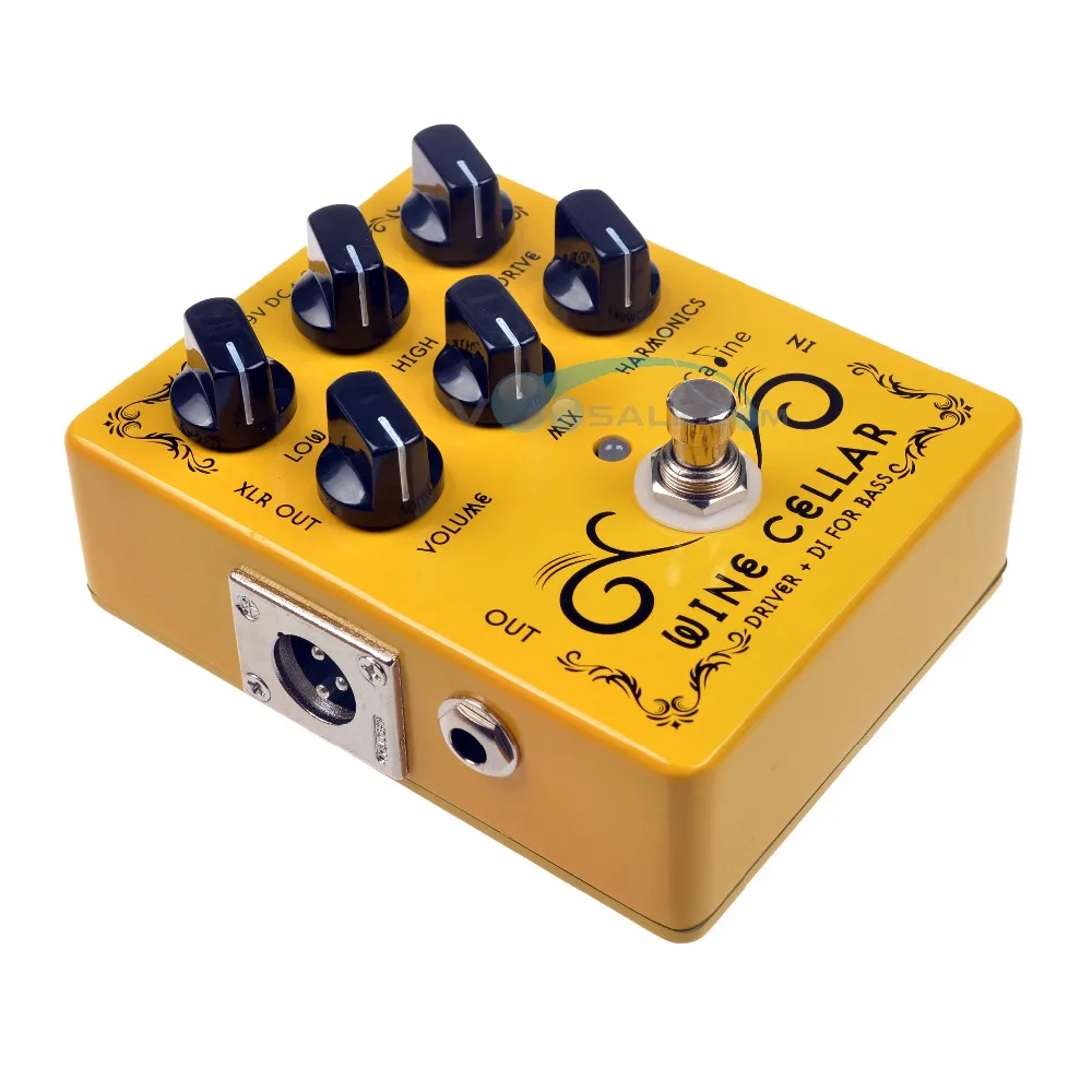 Caline CP 60 Driver + DI для бас гитары педаль аксессуары мини запчасти используются