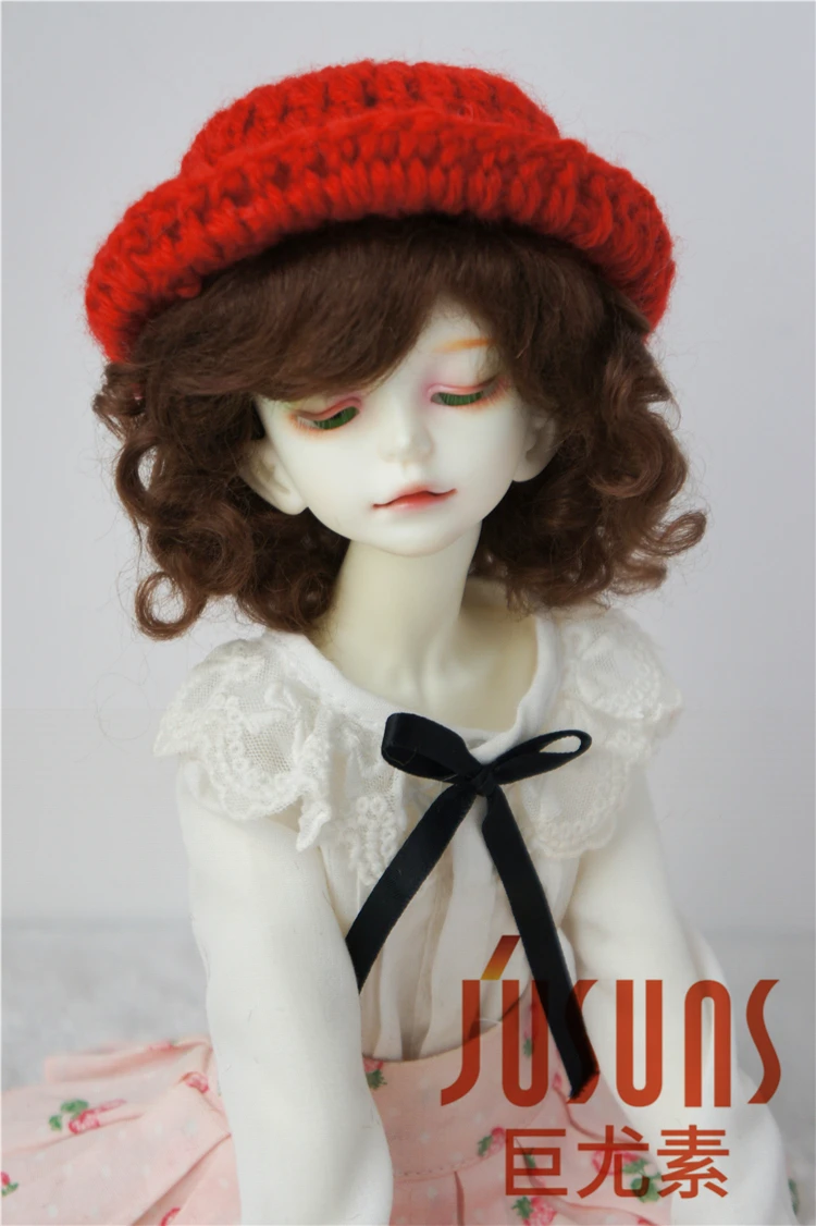 JD012 1/6 1/4 модный курчавый bjd парик мохера Размер 6-7 дюймов 7-8 дюймов bjd волосы YOSD MSD куклы аксессуары