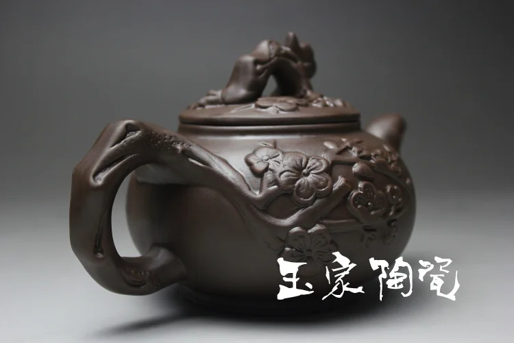 Ограниченное по времени предложение глина ручной работы чайник Исин чай горшок 400 мл чайный набор кунг-фу китайские чайники керамические наборы фарфоровый чайник черный