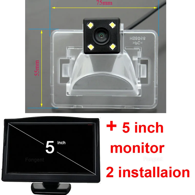 Для Mazda5 Mazda 5 2006 2007 2008 2009 2010 RCA видео gps hdmi передатчик и приемник заднего вида для парковки задом беспроводной монитор для камеры - Название цвета: with monitor 1