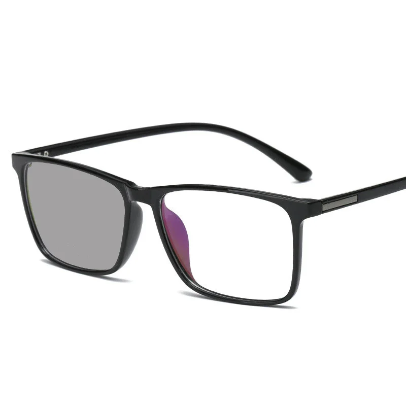 Transition Photochromic Progressive Reading Glasses Sunglasses men Progressive multi-focus with diopters Presbyopia Goggles FML - Цвет оправы: black