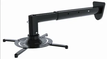 

Ultra-long Aluminum Alloy 360Degree Universal Projector Wall Mount Full Motion Retractable Projector Hanger Bracket Silver Black