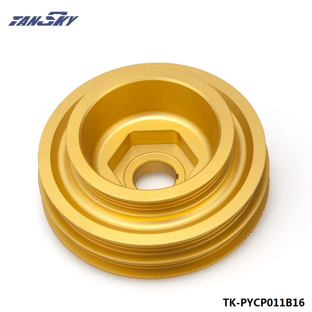 Racing Aluminum Crankshaft Pulley For Honda Civic Si Integra B Series