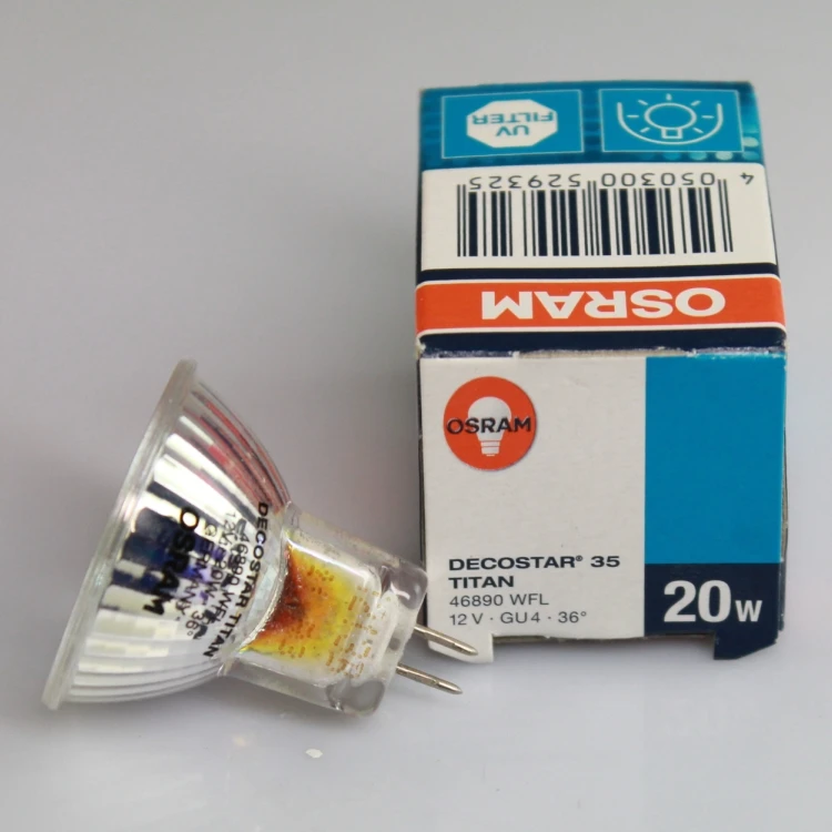 

10pcs DHL/EMS FREE SHIPPING OSRAM DECOSTAR 35 TITAN 46890 WFL 12V20W GU4 36D , OSRAM DECOSTAR TITAN 46890WI
