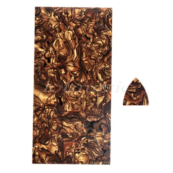 

New Celluloid Acousitc Guitar Head Veneer & Truss Rod Cover-Tiger Strip
