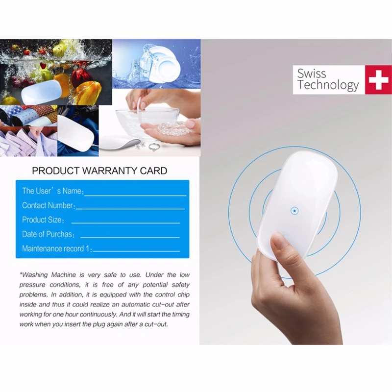 

5W Portable Mini Ultrasonic Washing Machine Multifunctional Washer Travel Cleaner Ultrasonic Cleaners Household Appliances