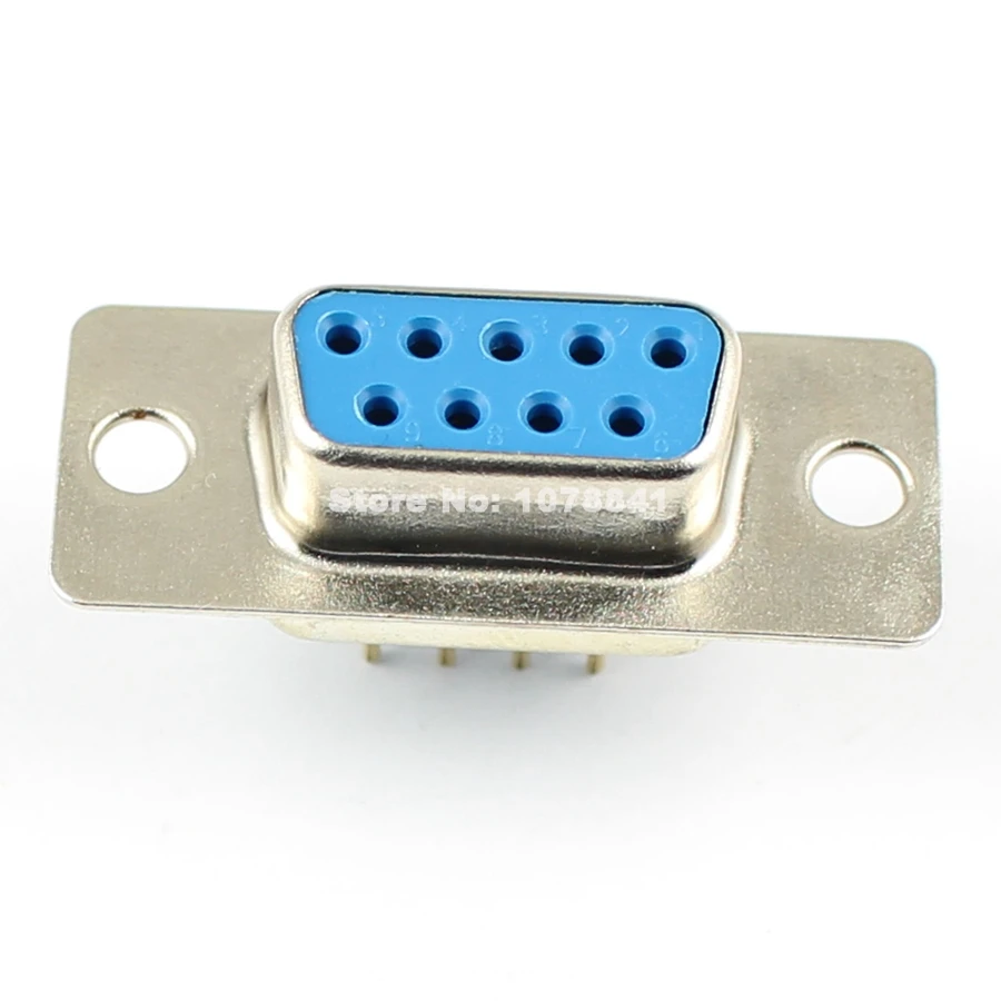 10 шт. в партии D SUB DIP 9 контактный разъем типа припоя Прямой DB9F|socket connector|socket fl connector |