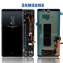 6," AMOLED ЖК-дисплей для SAMSUNG Galaxy NOTE8 lcd N9500 N9500F ЖК-дисплей сенсорный экран Запасные части+ рамка
