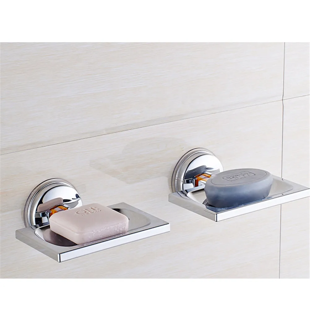 Stainless Steel Strong Box Chrome Soap Dish Shower Tray Bathroom