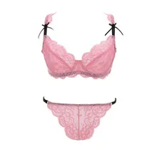 Женское сексуальное нижнее белье на косточках, наборы бюстгальтеров, прозрачный ультратонкий кружевной бюстгальтер, трусики, набор, полный искушения, женские бюстгальтеры, наборы