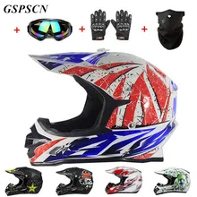 Buy One Get Three Gifts Motorcycle Men motocross Off Road Match Helmet Protective Helmets ATV Dirt Bike Downhill MTB DH Capacete