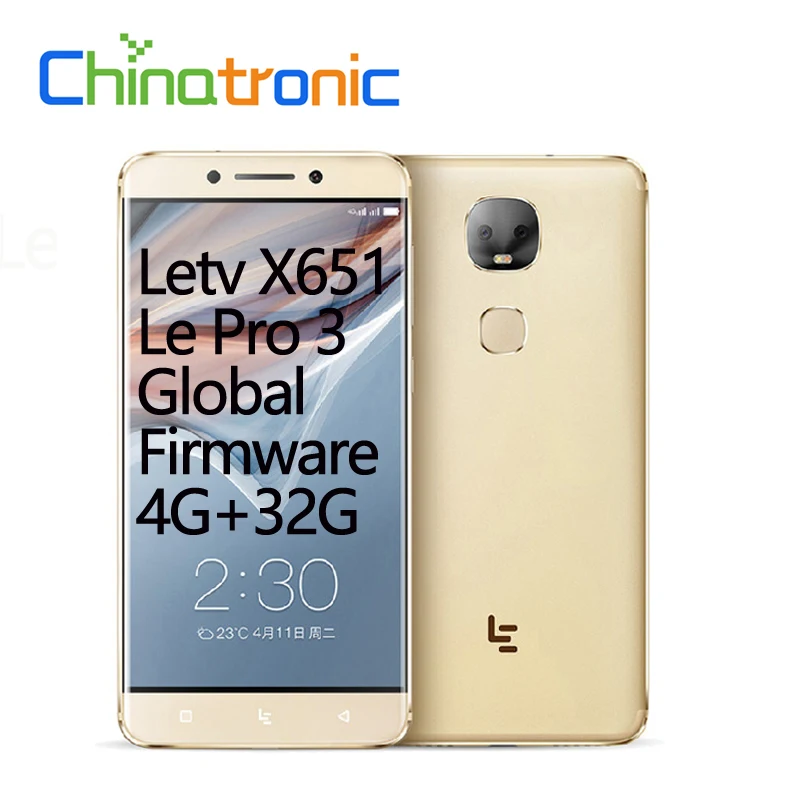 Оригинальный LeEco Le Pro 3 двойной AI Letv X651 глобальная Прошивка Android 6 0 мобильный