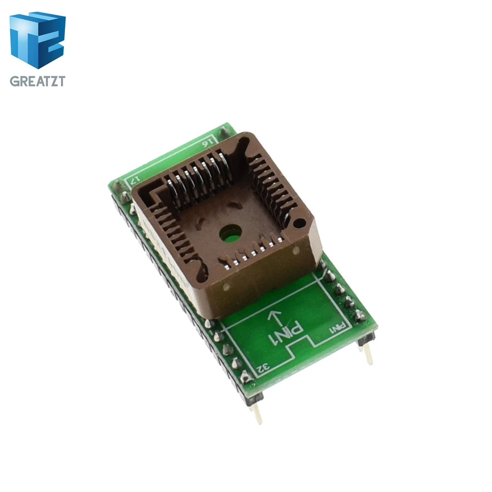 

GREATZT PLCC32 to DIP32 USB Universal Programmer IC Adapter Tester Socket for TL866CS TL866A EZP2010 G540 SP300
