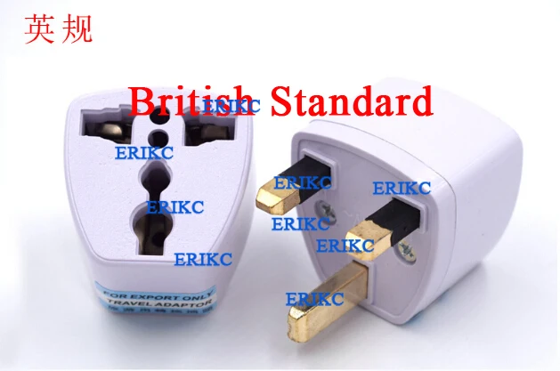 ERIKC пьезо и электромагнитный тестер топливных форсунок и электронный инжектор форсунки испытательное оборудование авто топливный диагностический инструмент - Цвет: British Plug
