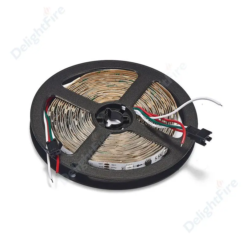 50 roll WS2811 5050 SMD RGB полосы Пиксели программируемый Индивидуальный Адресный внешний 5 м/roll 30leds/м не Водонепроницаемый DC12V