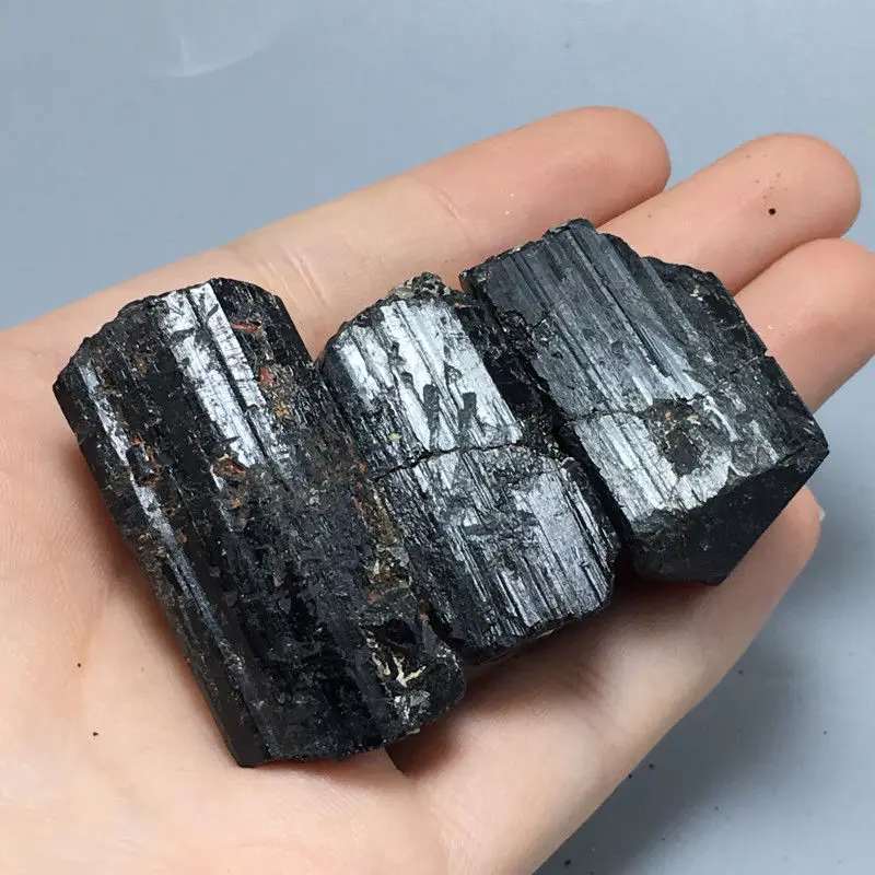 3pcs Raw Black Tourmaline Mineral Specimen Chakra Crystals and stones Metaphysical air cleaning for healing stone 3pcs Raw Black Tourmaline Mineral Specimen Chakra Crystals and stones Metaphysical air cleaning for healing stone