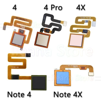 

Original Back Home Button Fingerprint Sensor Flex Cable For Xiaomi Redmi Note 4 4x Global Pro Phone Repair Parts